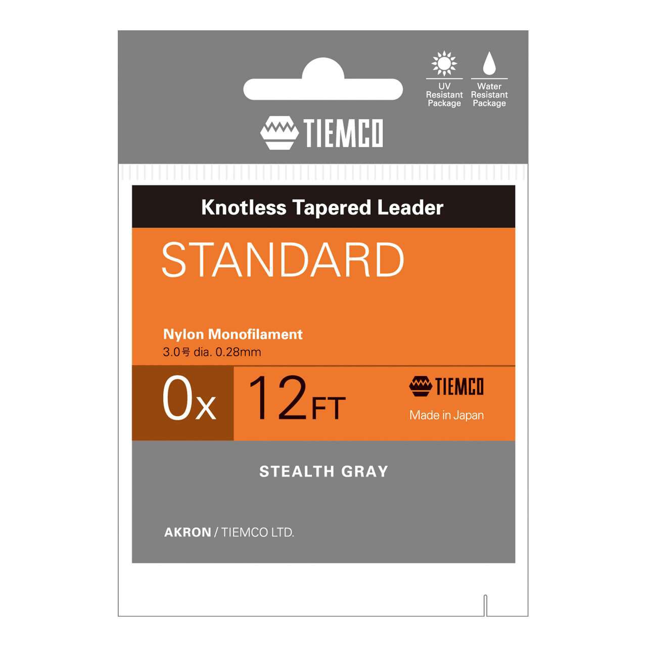TIEMCO Standard Leader 12ft 0X,, large image number 0