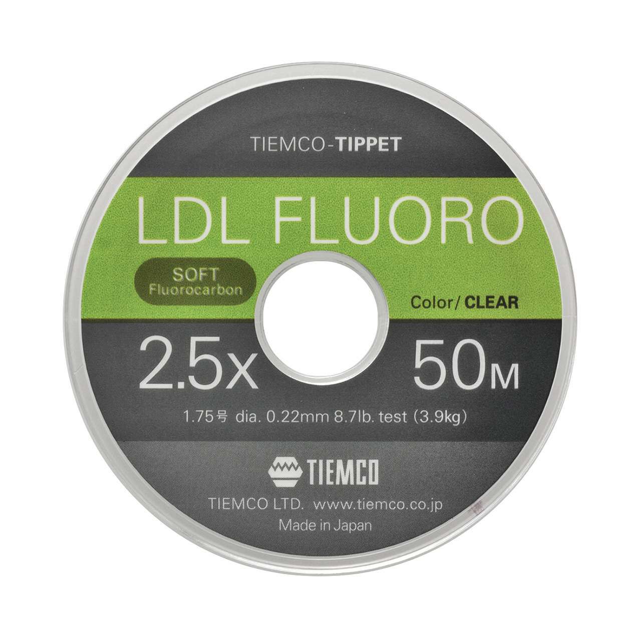 TIEMCO LDL Fluorocarbon Tippet 2.5X,, large image number 0